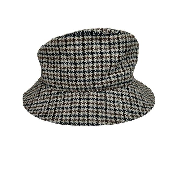 Steve Madden Other - Steve Madden Plaid Houndstooth Bucket Hat